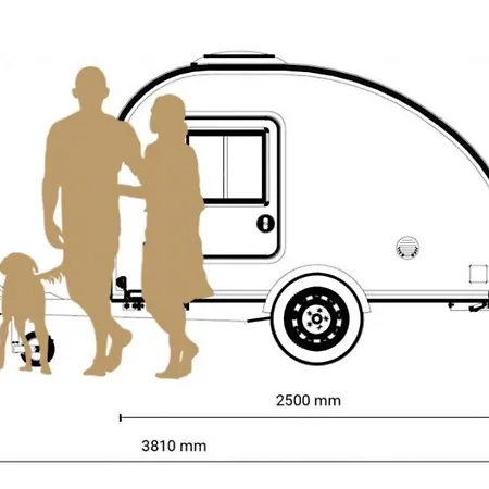 Mini Caravane Teardrop Campsite *